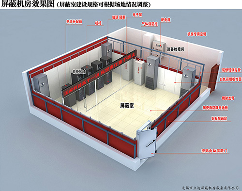 淺談屏蔽機房工程施工注意要點